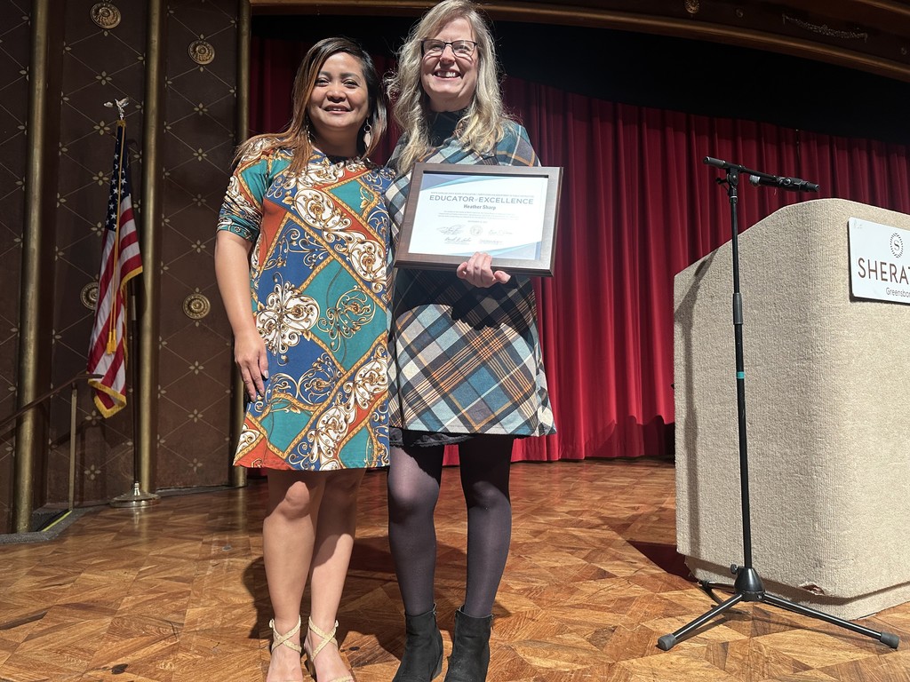 Heather Sharp Teacher of Excellence Recognition