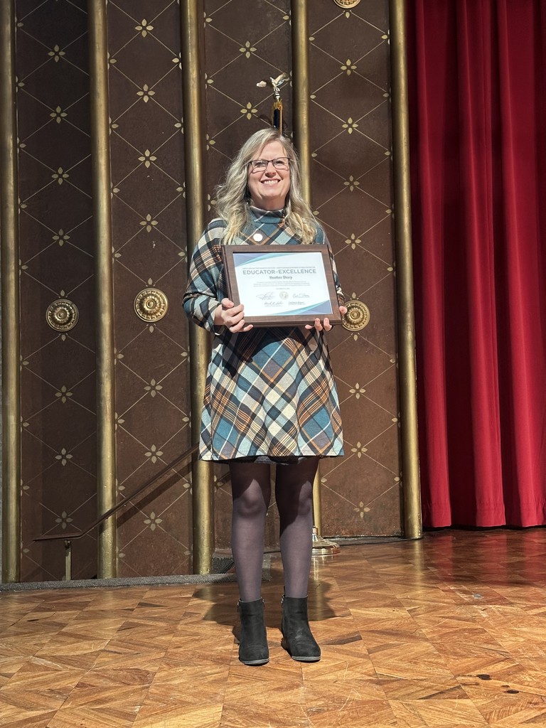 Heather Sharp Teacher of Excellence Recognition