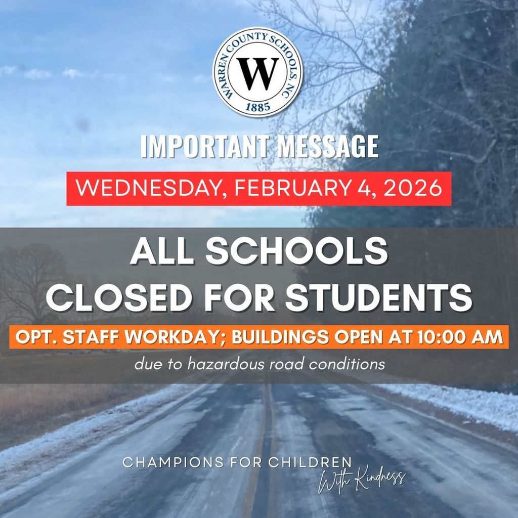 Warren County Schools Closed for Students February 4 2026