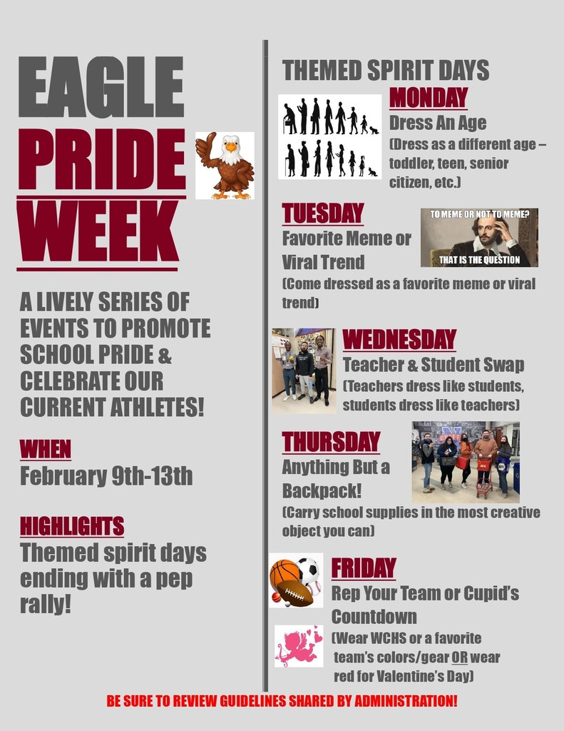 EAGLE PRIDE WEEK Warren County High School WCHS