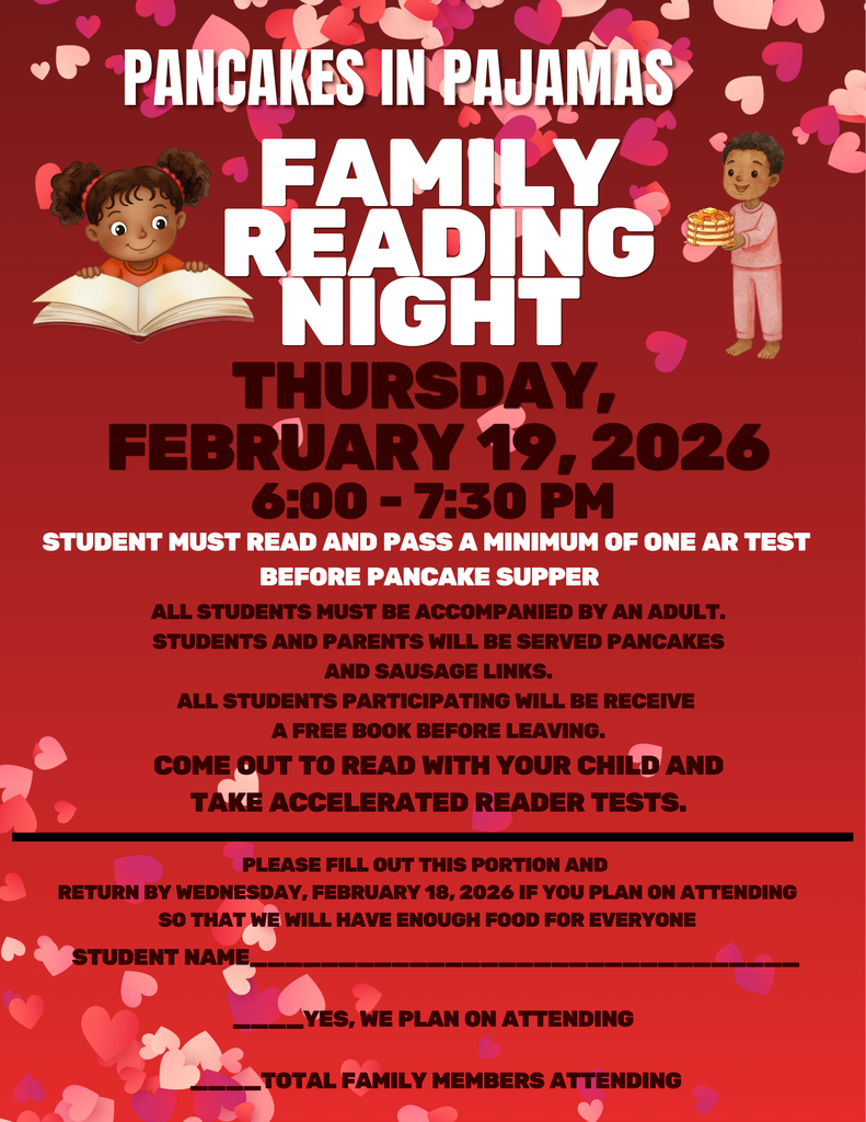 Feb 2026 Family Reading Night Flyer