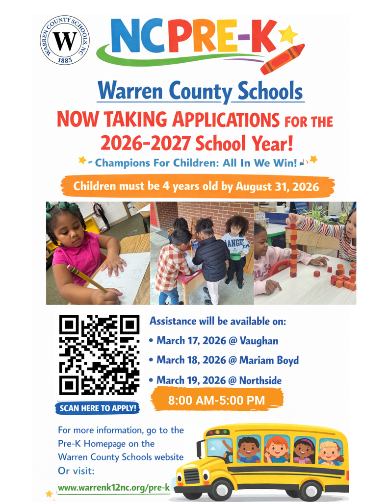 Warren County Schools PreK Registration