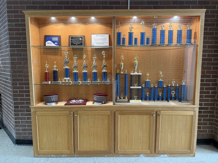 WCHS Eva Clayton Trophy Case