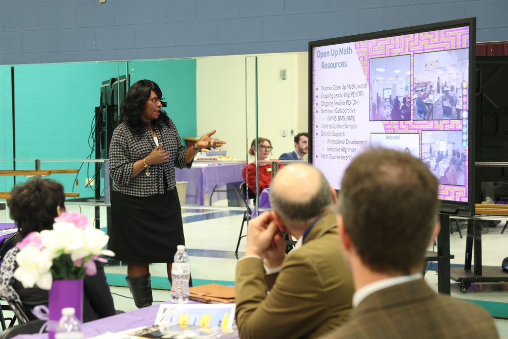 Warren County Middle School NC State Superintendent Mo Green Golden LEAF