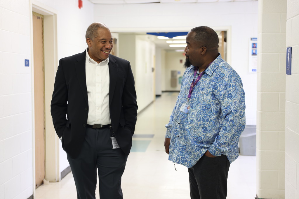 Warren County Middle School NC State Superintendent Mo Green Golden LEAF