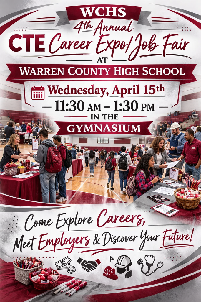 Warren County High School CTE Career Expo Job Fair April 15 2026
