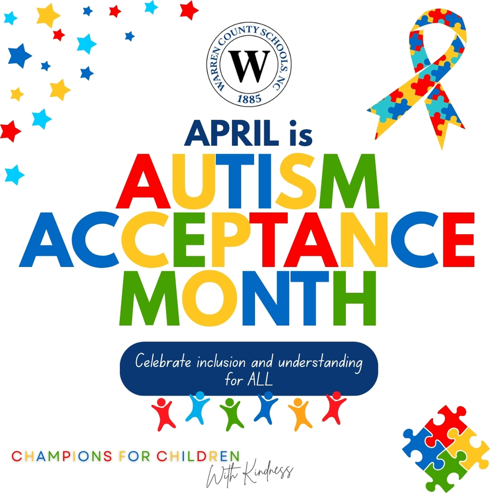 Autism Acceptance Month Warren County Schools NC