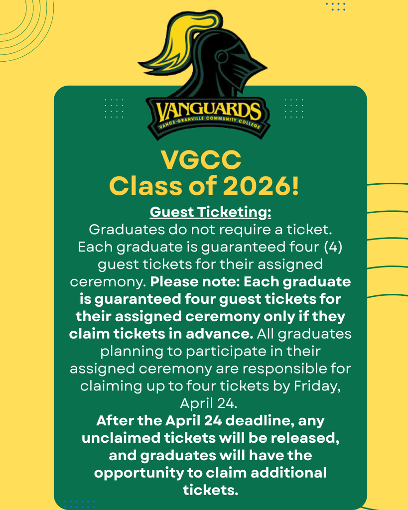 VGCC Graduation Announcement 