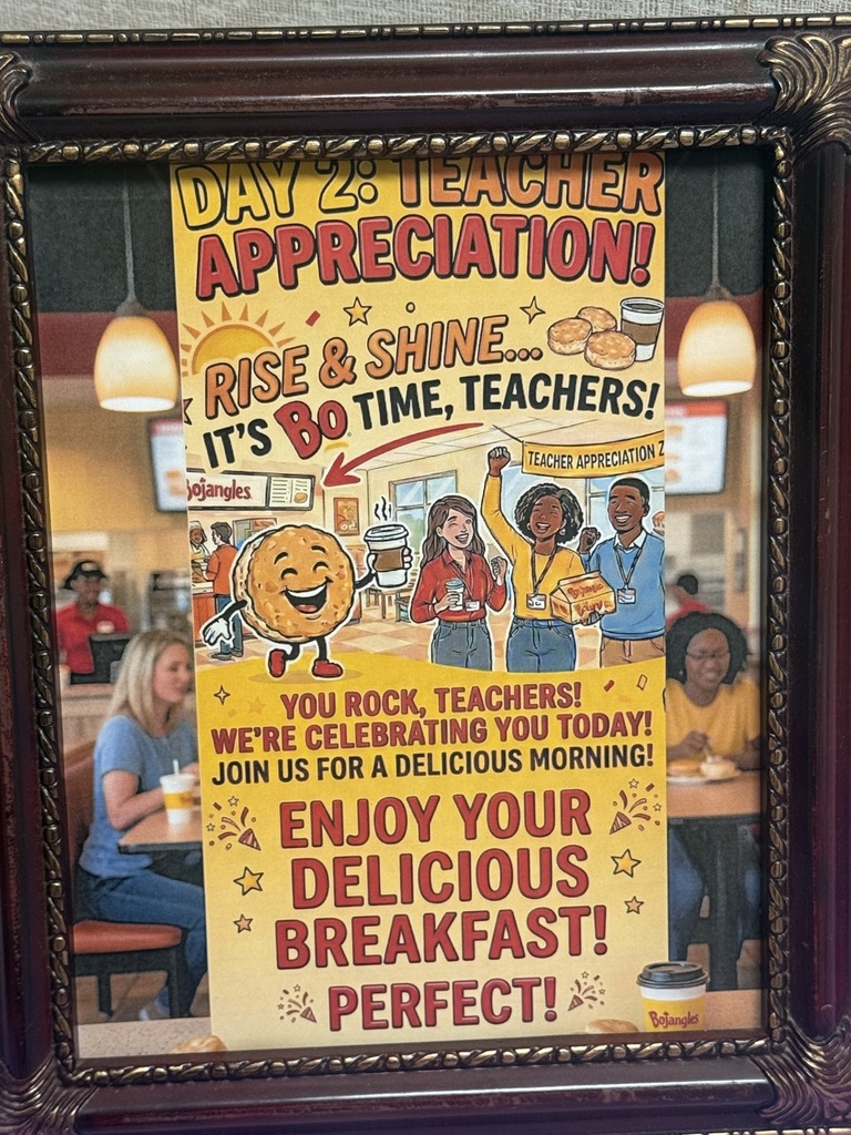Day 2: Bojangles breakfast