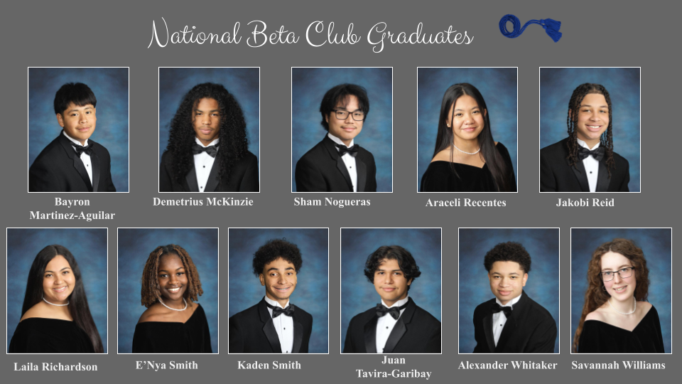 National Beta Club Graduates