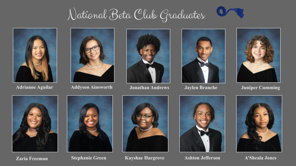 National Beta Club Graduates
