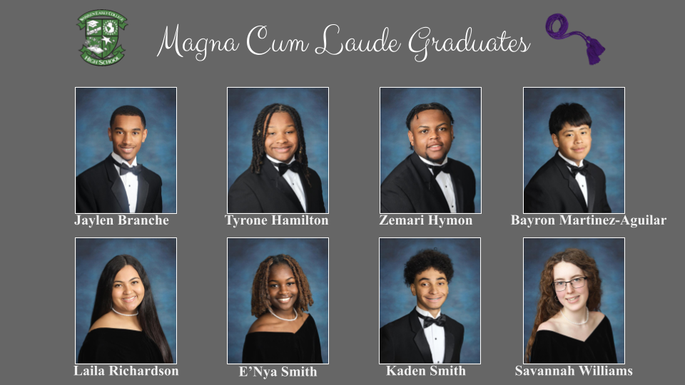 Magna Cum Laude Graduates
