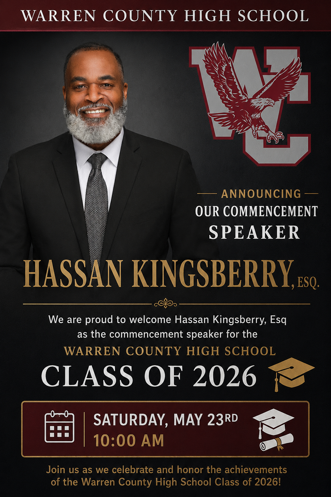 Hassan Kingsberry Commencement Speaker Warren County High School