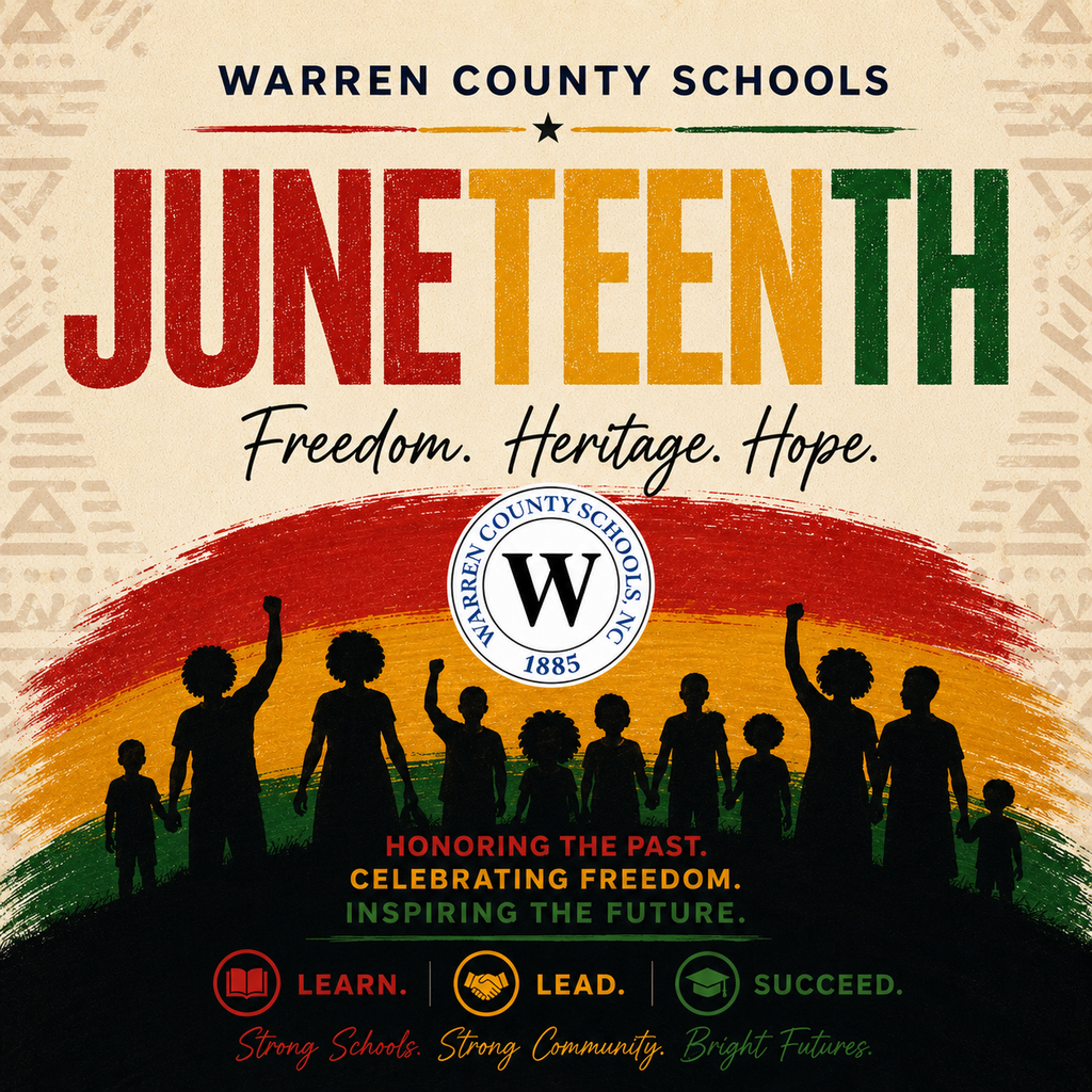Juneteenth Warren County Schools NC