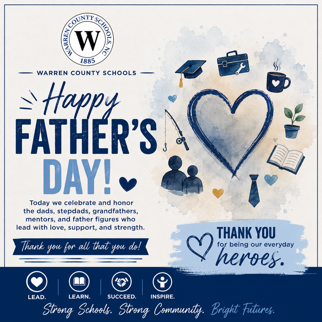 Happy Father's Day from Warren County Schools