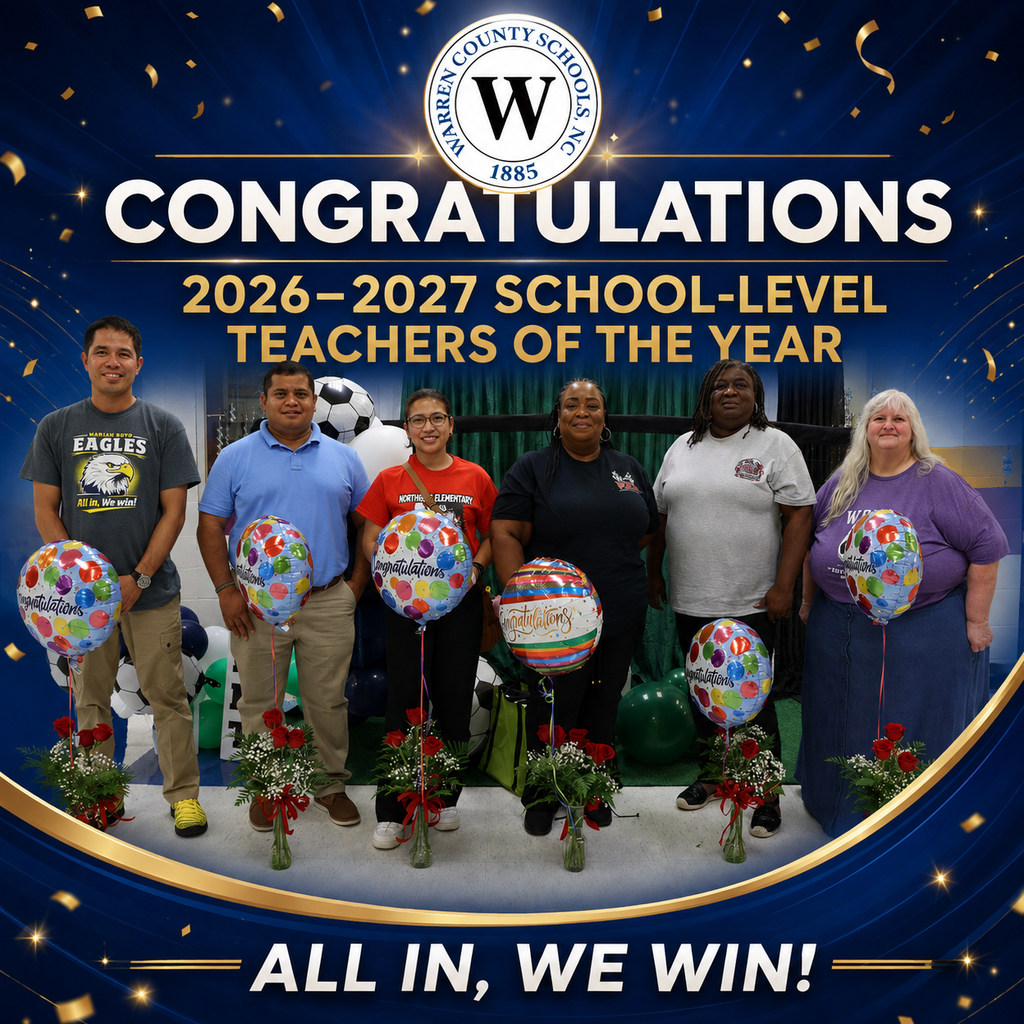 Warren County Schools Teacher of the Year NC