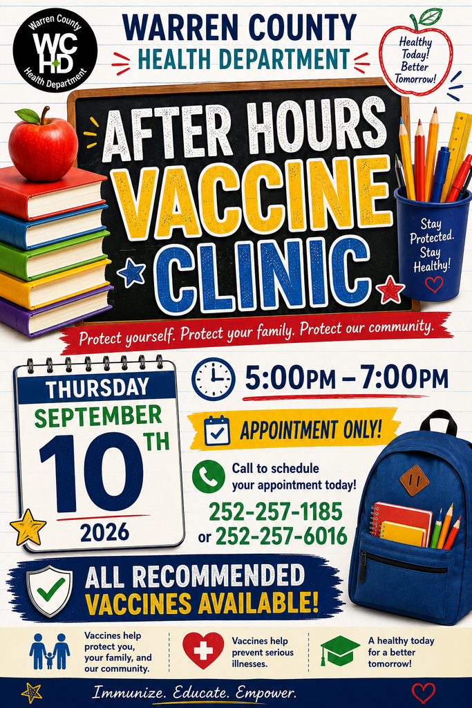 The Warren County Health Department After-Hours Vaccine Clinic for Families 