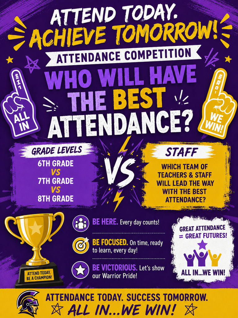 Attendance Challenge: Students verses Staf