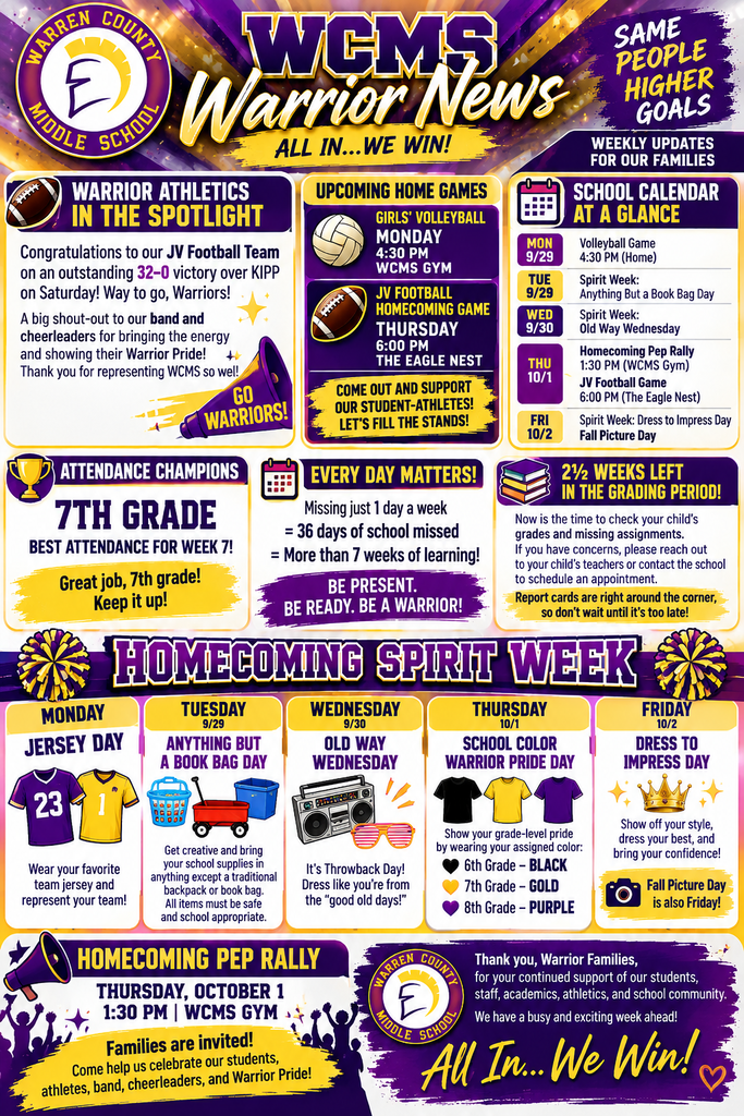 Week 8 Newsletter