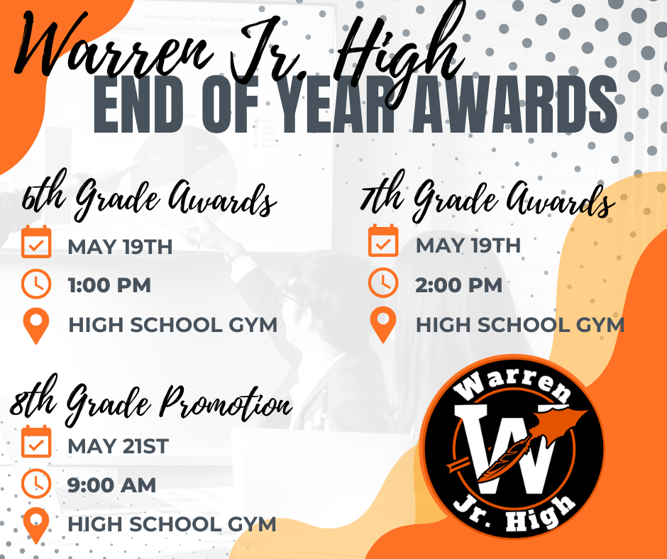 Warren Jr. High Awards