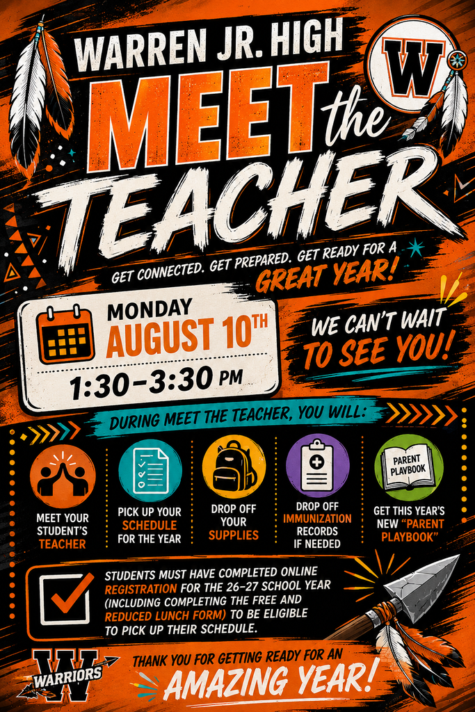WJH Meet the Teacher Flyer