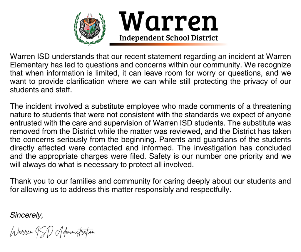 statement