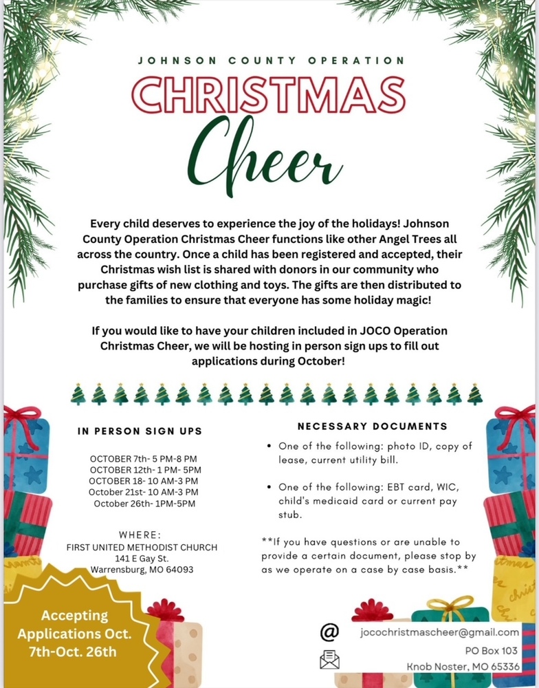 Johnson County Operation Christmas Cheer 2025