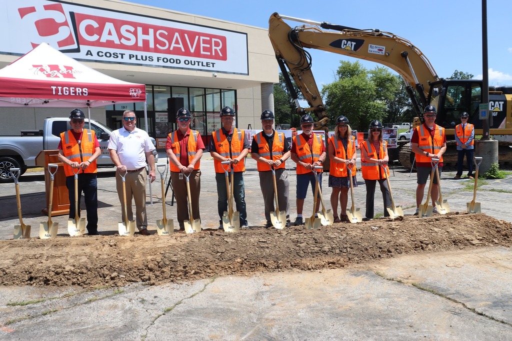 school board at groundbreaking