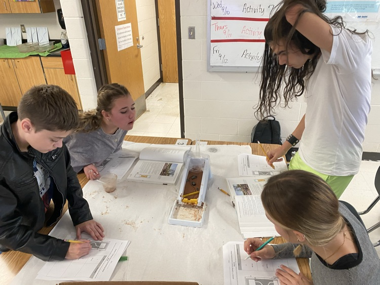 8th grade is building erosion control structures in science.