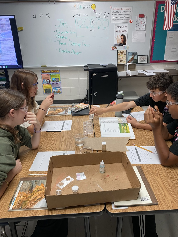 8th grade Science extracting Nitrates from soil 🪴 