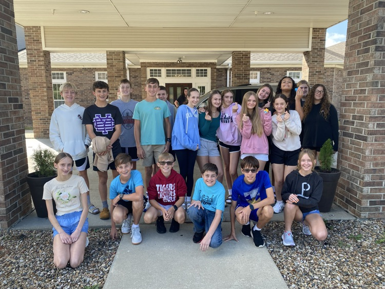 8th Grade Magic Me visited the Country Club Care Facility today!