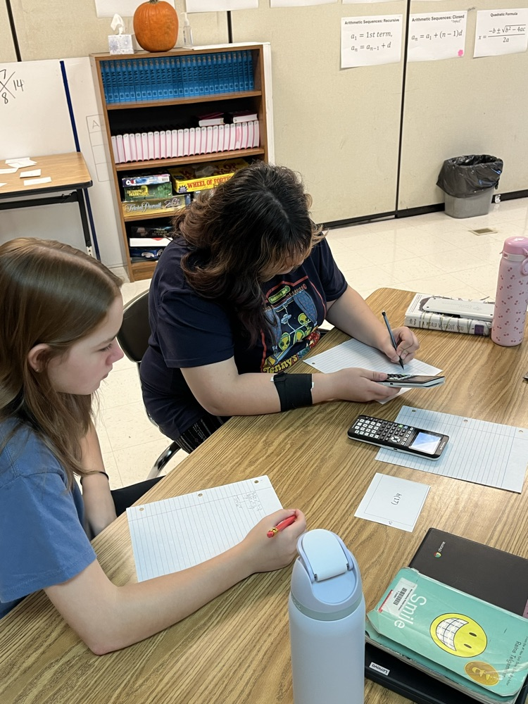 Dr Boedeker’s 8th grade algebra students are finding the “fun” in functions! It’s always exciting to see students excited about doing math!