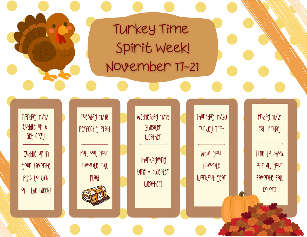 Thanksgiving Spirit Week