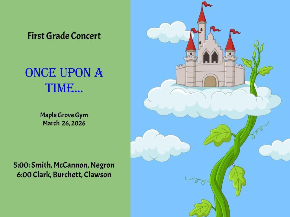 First Grade Concert | March 26th