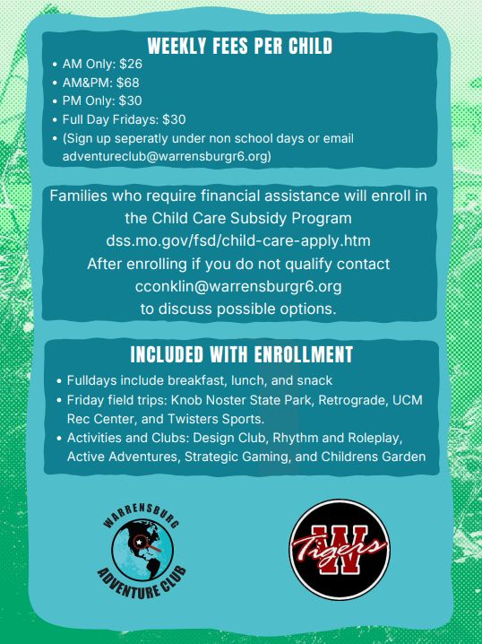 WR6 Adventure Club Summer School Info