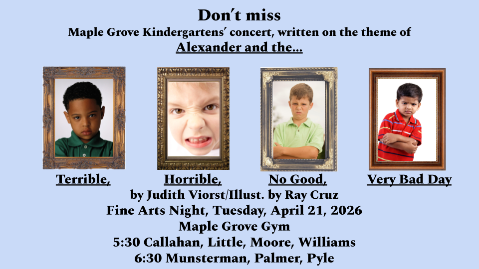 Kindergarten Music Concert