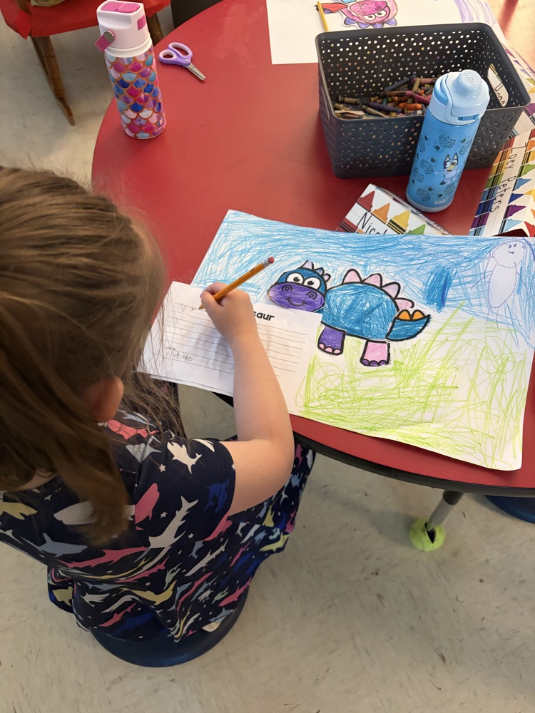 my dinosaur writing