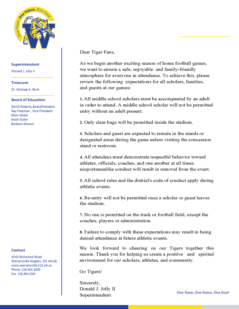 District game policy