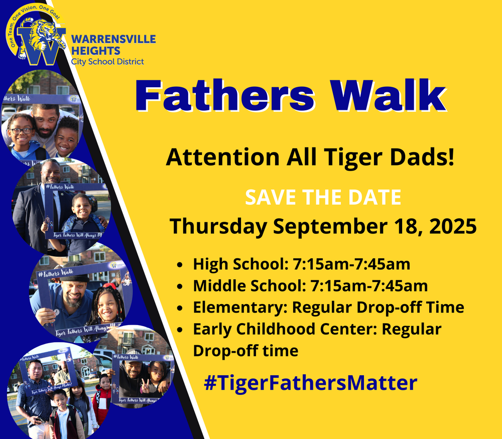 Annual Father's Walk Flyer