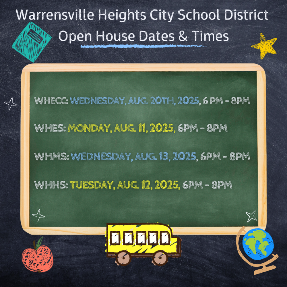 open house dates and times