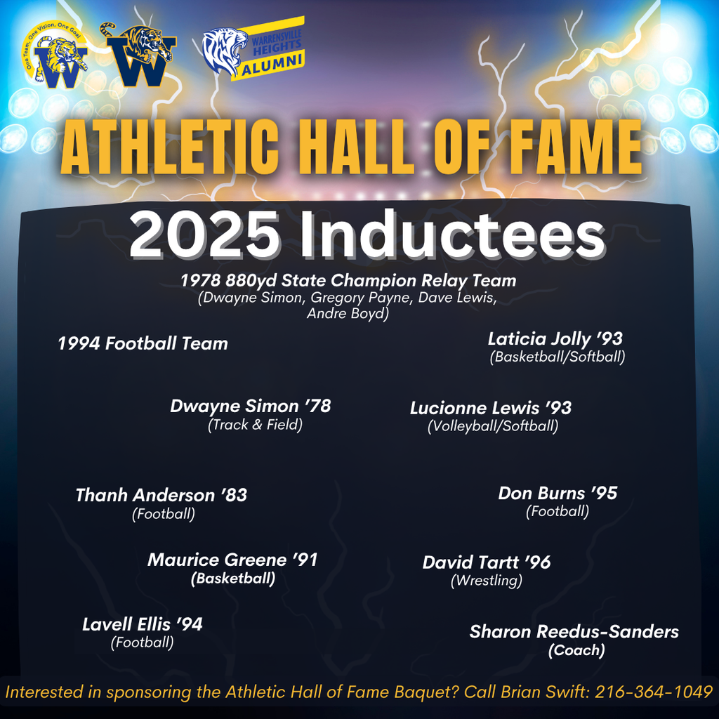 Athletic Hall of Fame Inductees 2025 