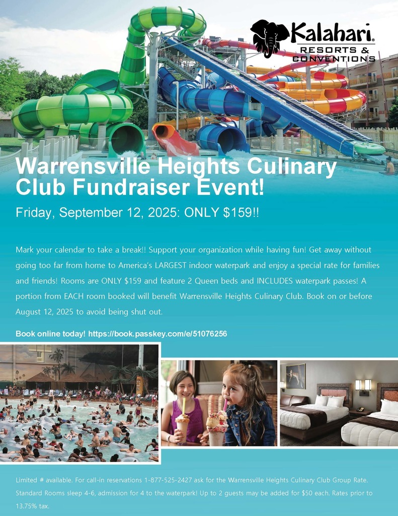 Culinary Club Fundriaser