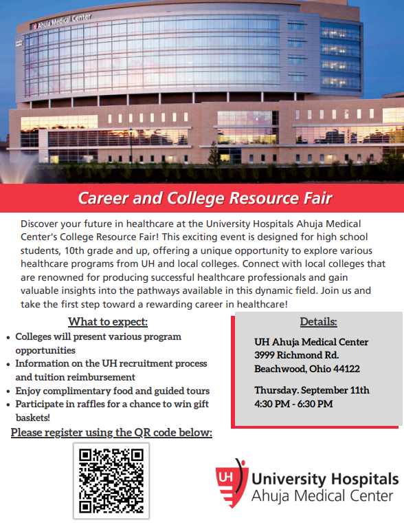 Ahuja Medical Center Flyer