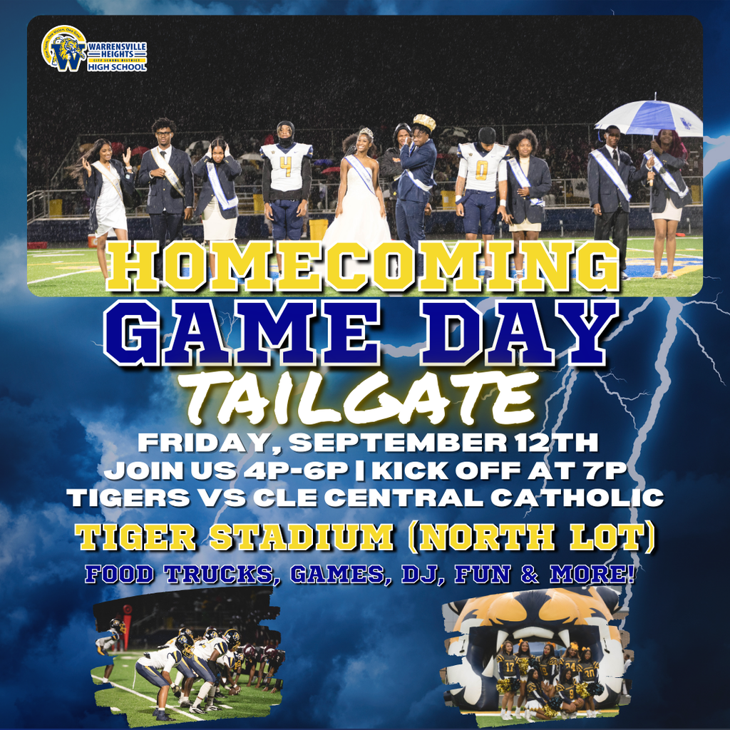 Homecoming game flyer