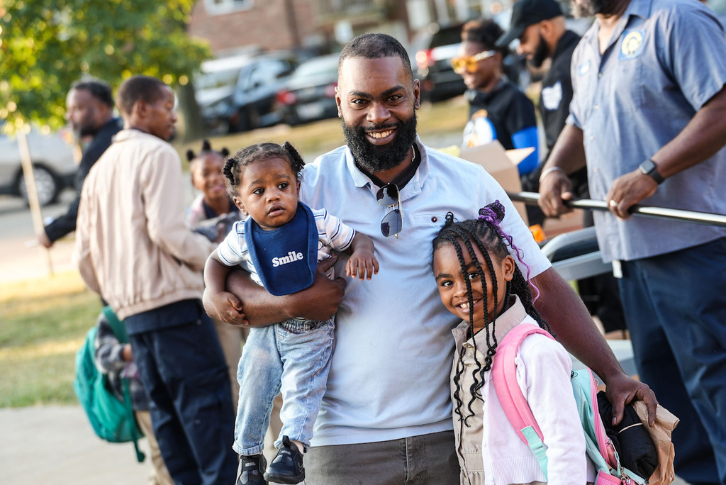 Father's Walk Elementary School Students