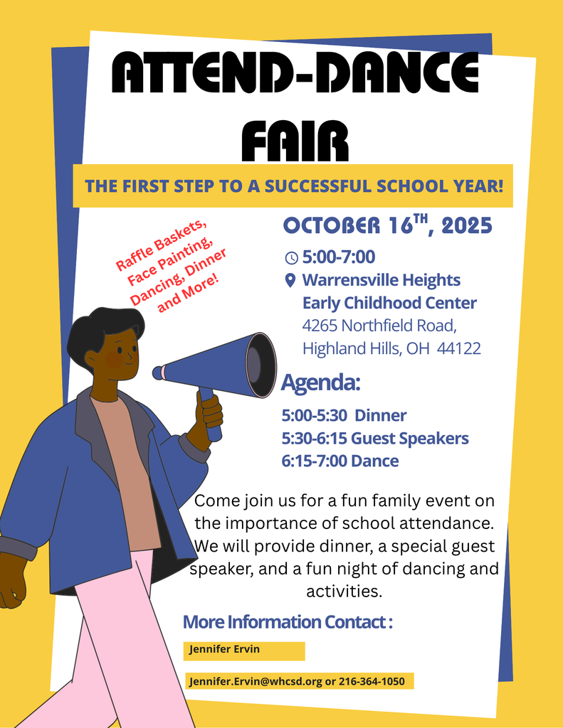 Attendance Fair Flyer for the Early Childhood Center