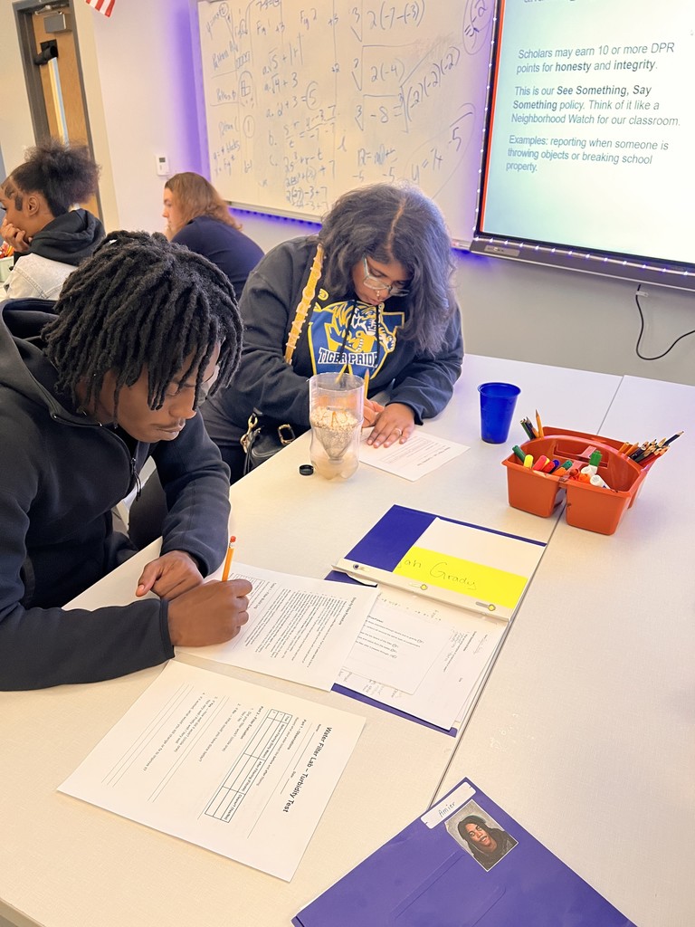 students during a science lab