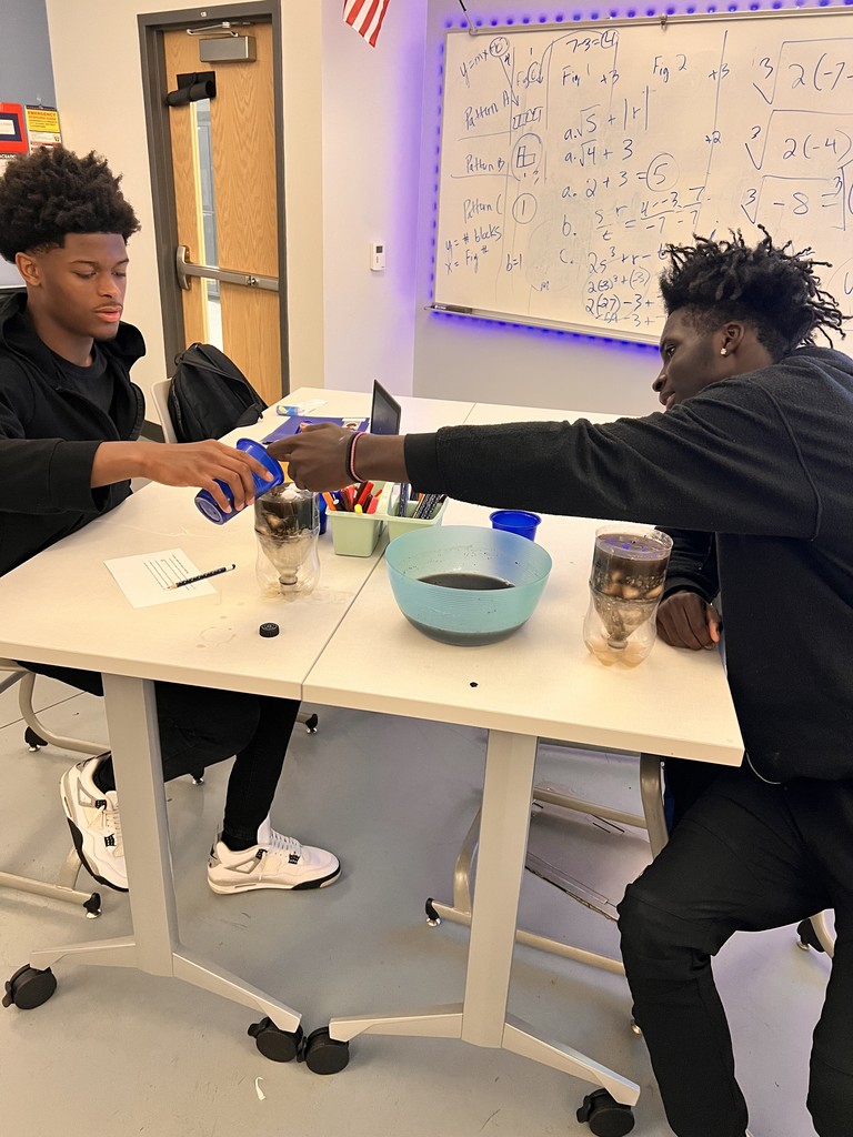 students during a science lab