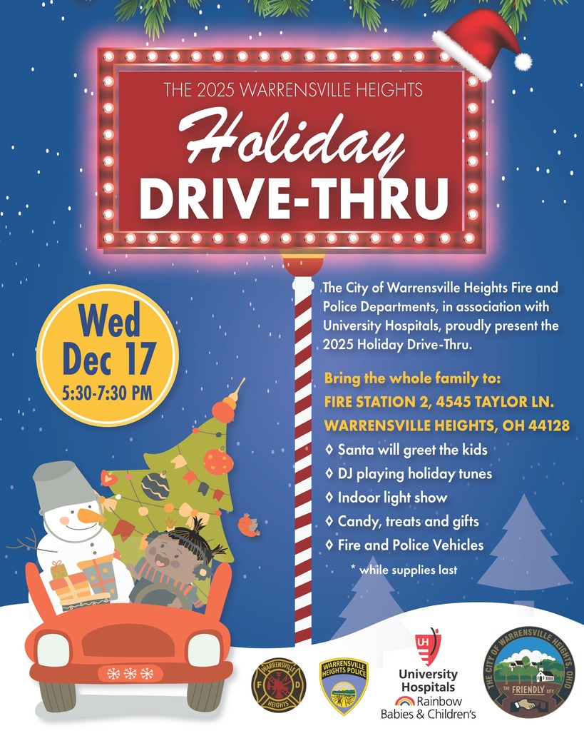 holiday drive through flyer