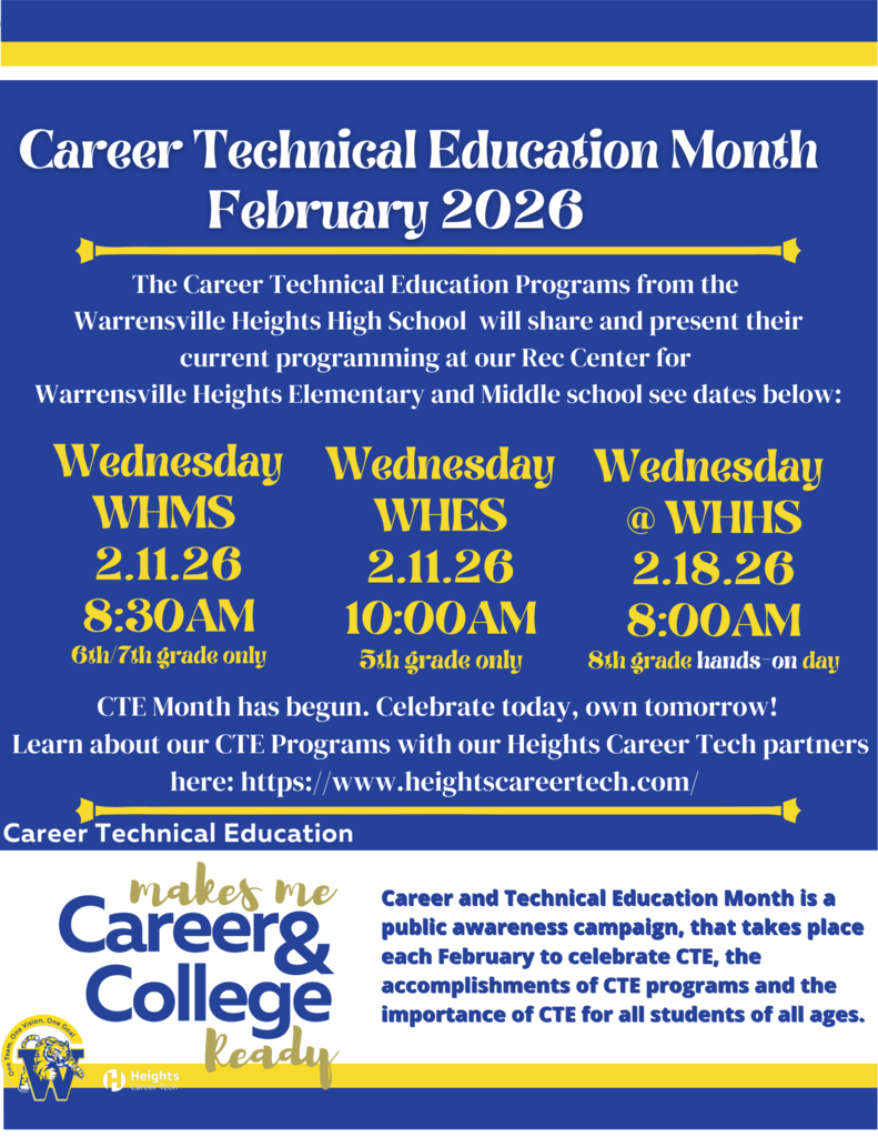 CTE month flyer